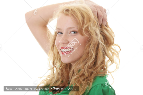 美麗的微笑的女人