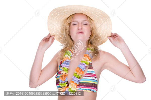 快樂的比基尼女孩與雷