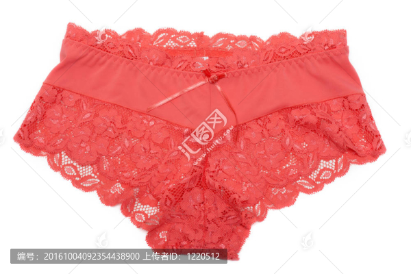 紅色嫵媚的蕾絲內(nèi)褲