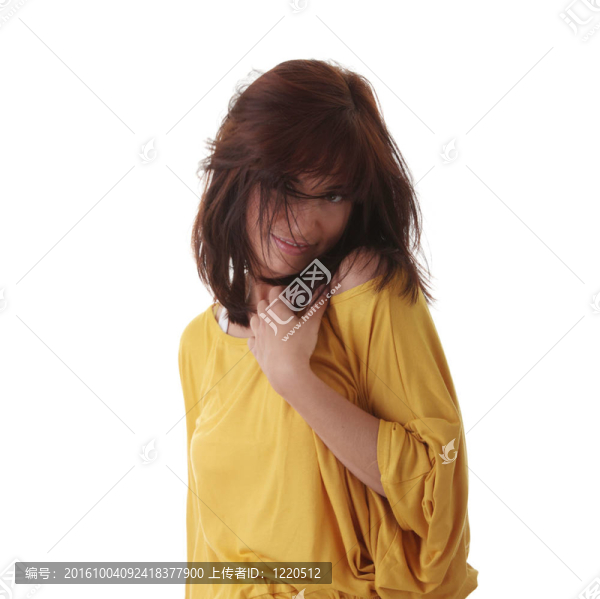 性感的女人跳舞隔離