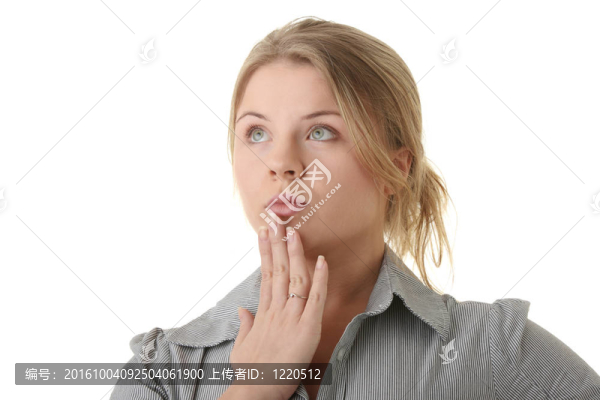 年輕的女人肖像（學生或商人）