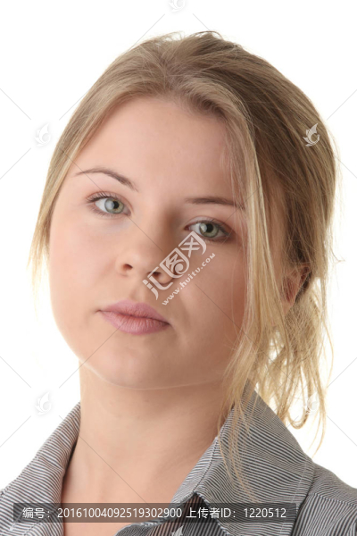年輕的女人肖像（學生或商人）