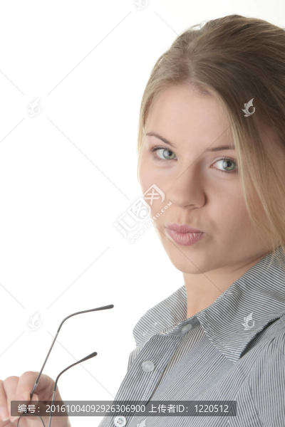 年輕的女人肖像（學(xué)生或商人）