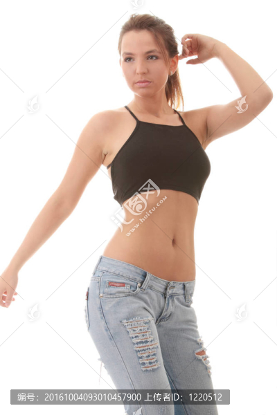 青年女性舞蹈爵士舞現(xiàn)代舞
