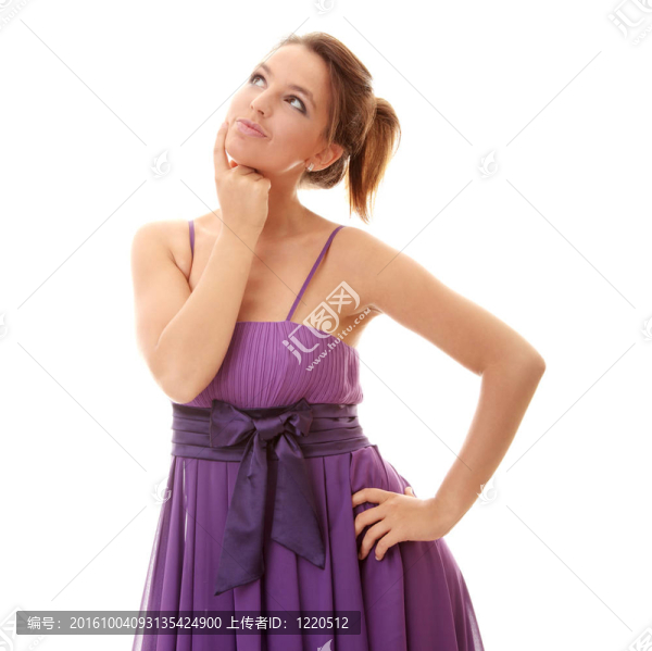 迷人的女孩；攝影棚
