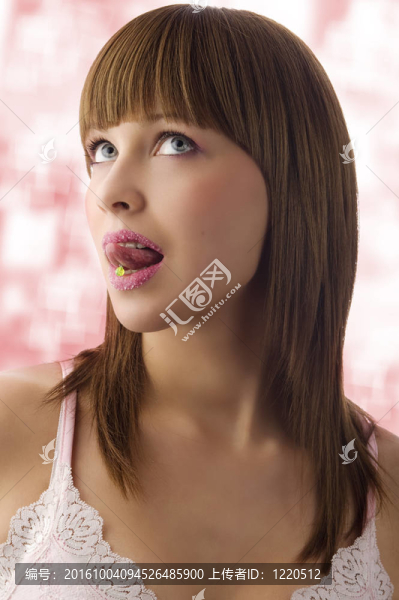 甜美的女孩