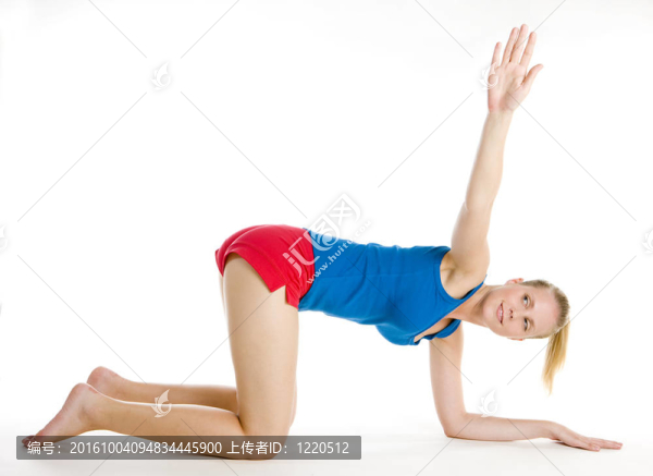 鍛煉的女人