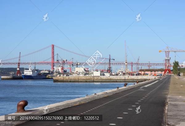 在Lisbon的自行車道