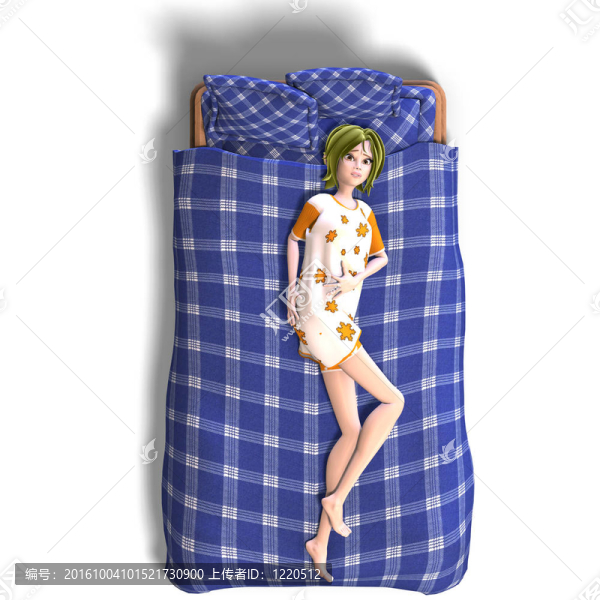 年輕可愛的卡通女孩邀請參加睡衣派對