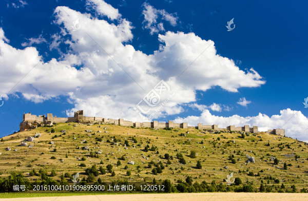 Gormaz,Castle；索里亞省卡斯蒂利亞和列昂；西班牙；