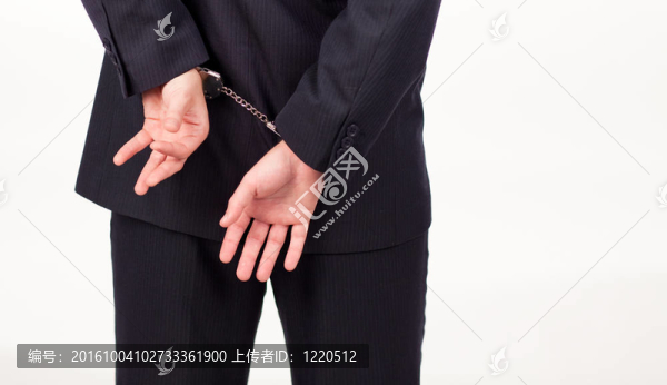 手袖口的商人