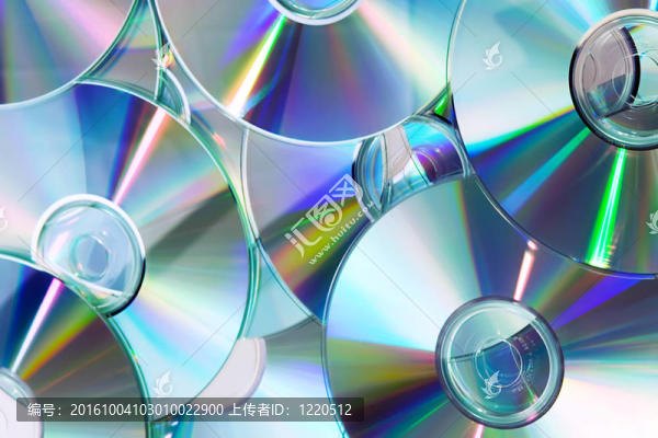 堆的光盤；光盤
