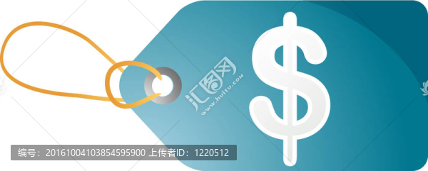 美元的銷售標簽