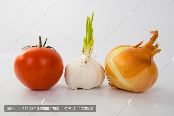 番茄；大蒜和洋蔥