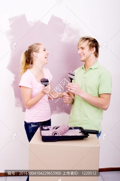 浪漫主義繪畫的夫婦