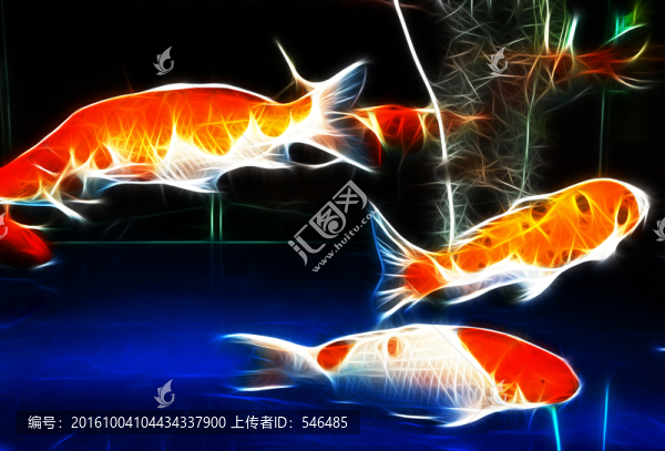 裝飾畫魚