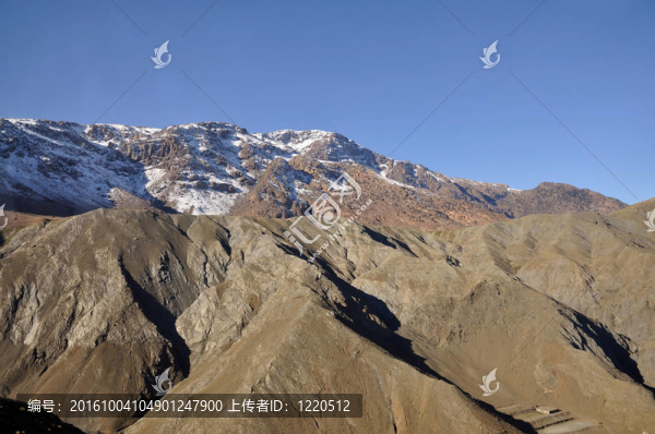在摩洛哥的阿特拉斯山