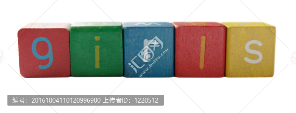 女童在兒童的塊字母