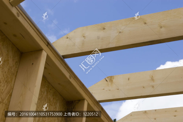 木結(jié)構(gòu)建筑的一部分