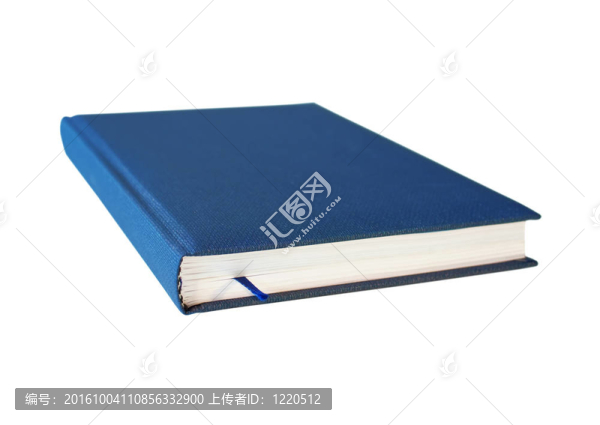 藍色封閉的書