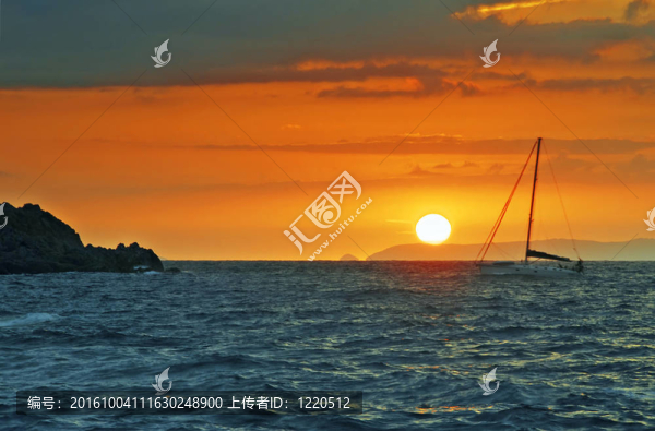 日落游艇