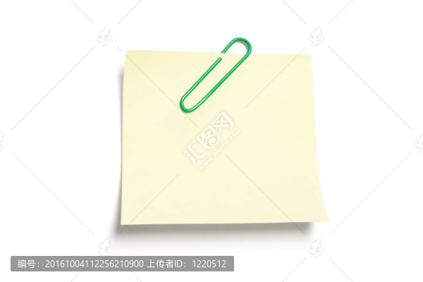 便條紙紙用回形針