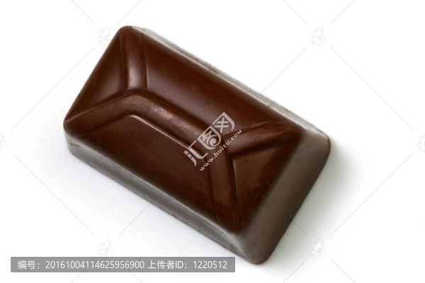 在白巧克力