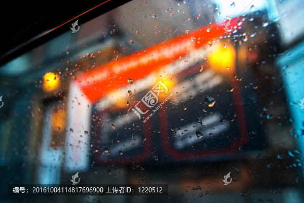 雨滴車窗背景