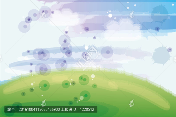 草地和天空