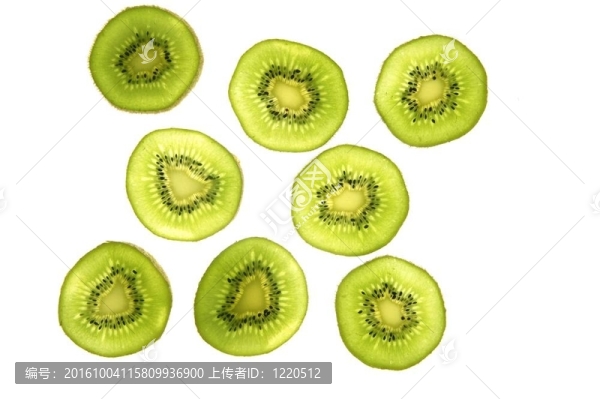 獼猴桃透明片白
