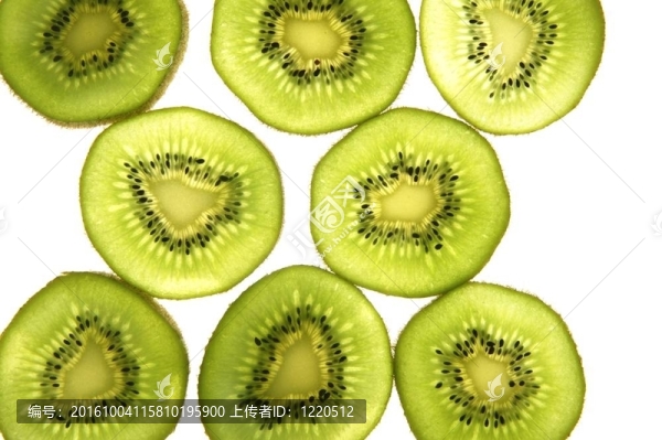 獼猴桃透明片白