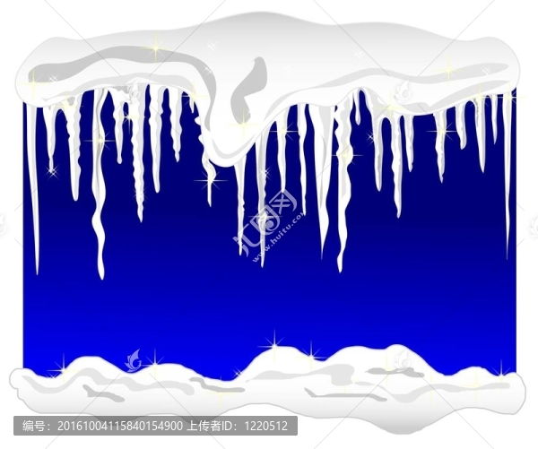 一個(gè)冬天的雪和冰的背景