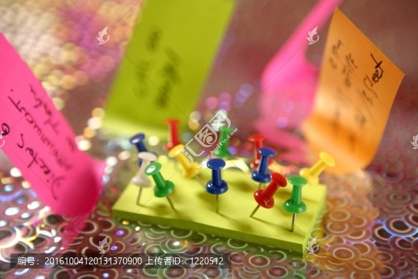 彩色針膠彩色筆記