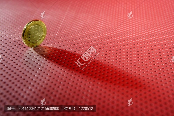 一歐元硬幣貨幣空洞銀模式