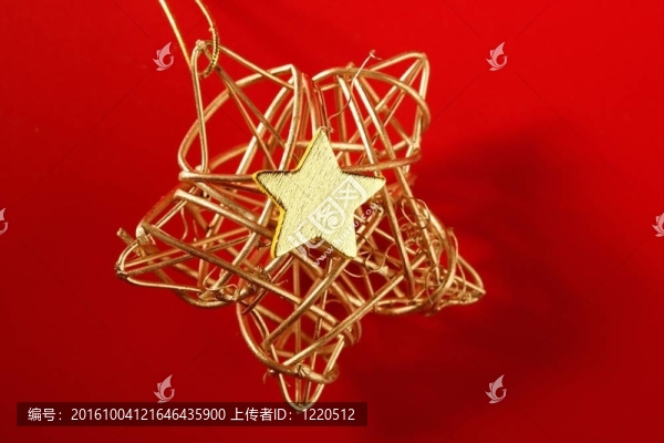 金色金星裝飾