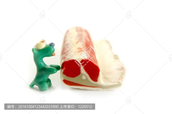 手工制作的餓狗吃的肉泥；