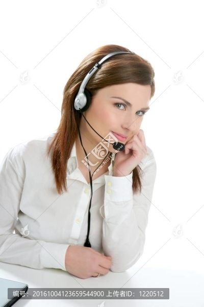 美麗的女人的業(yè)務(wù)支持
