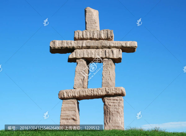 多倫多inukshuk在正面視圖