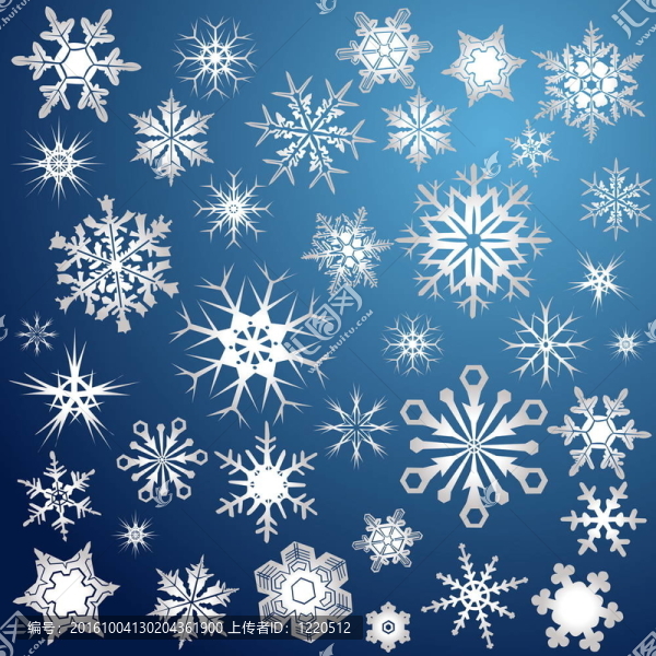 銀色的雪花