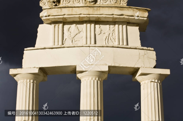 希臘阿波羅神廟的細節(jié)
