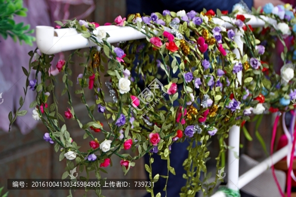 手工花環(huán)