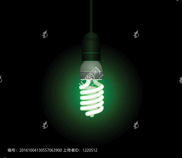 節(jié)能熒光燈泡可編輯的