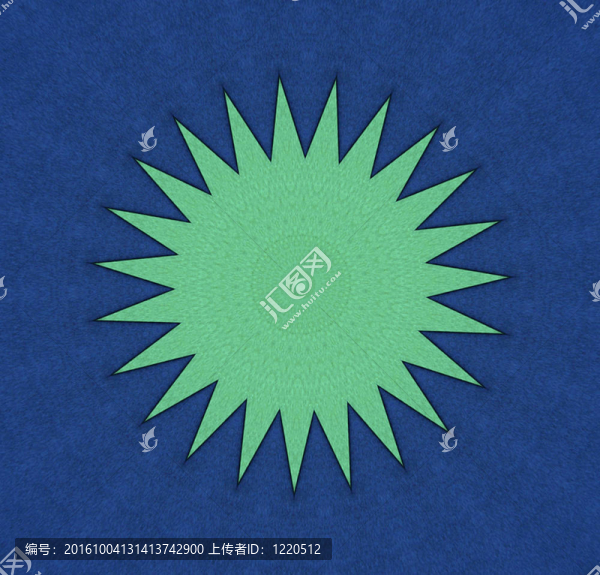 深藍(lán)色的綠色之星