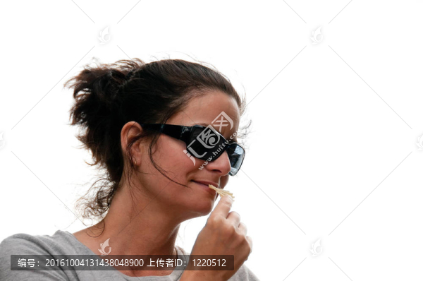 女人肖像特寫