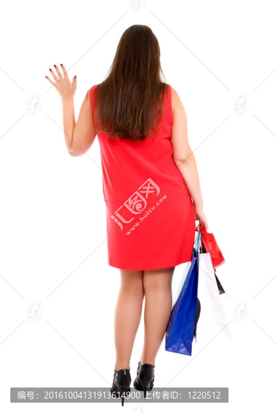 購物女人給波再見