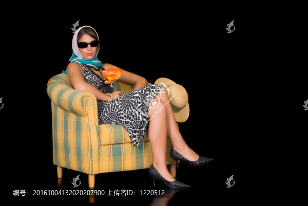 有魅力的女士；復(fù)古風(fēng)格