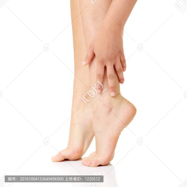 美麗的女人的腿