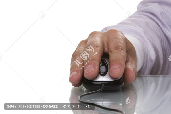 商人手用鼠標(biāo)