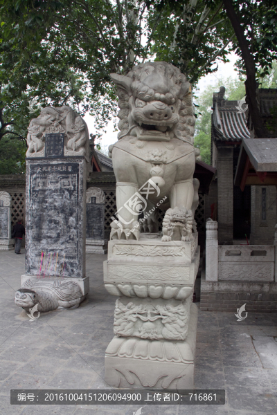 石獅子,西安大興善寺