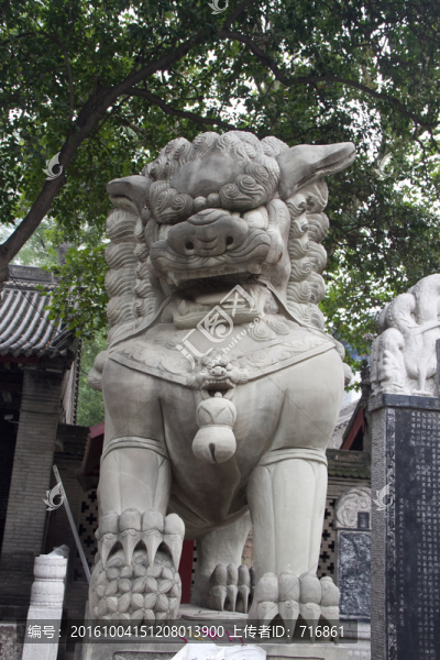 石獅子,西安大興善寺